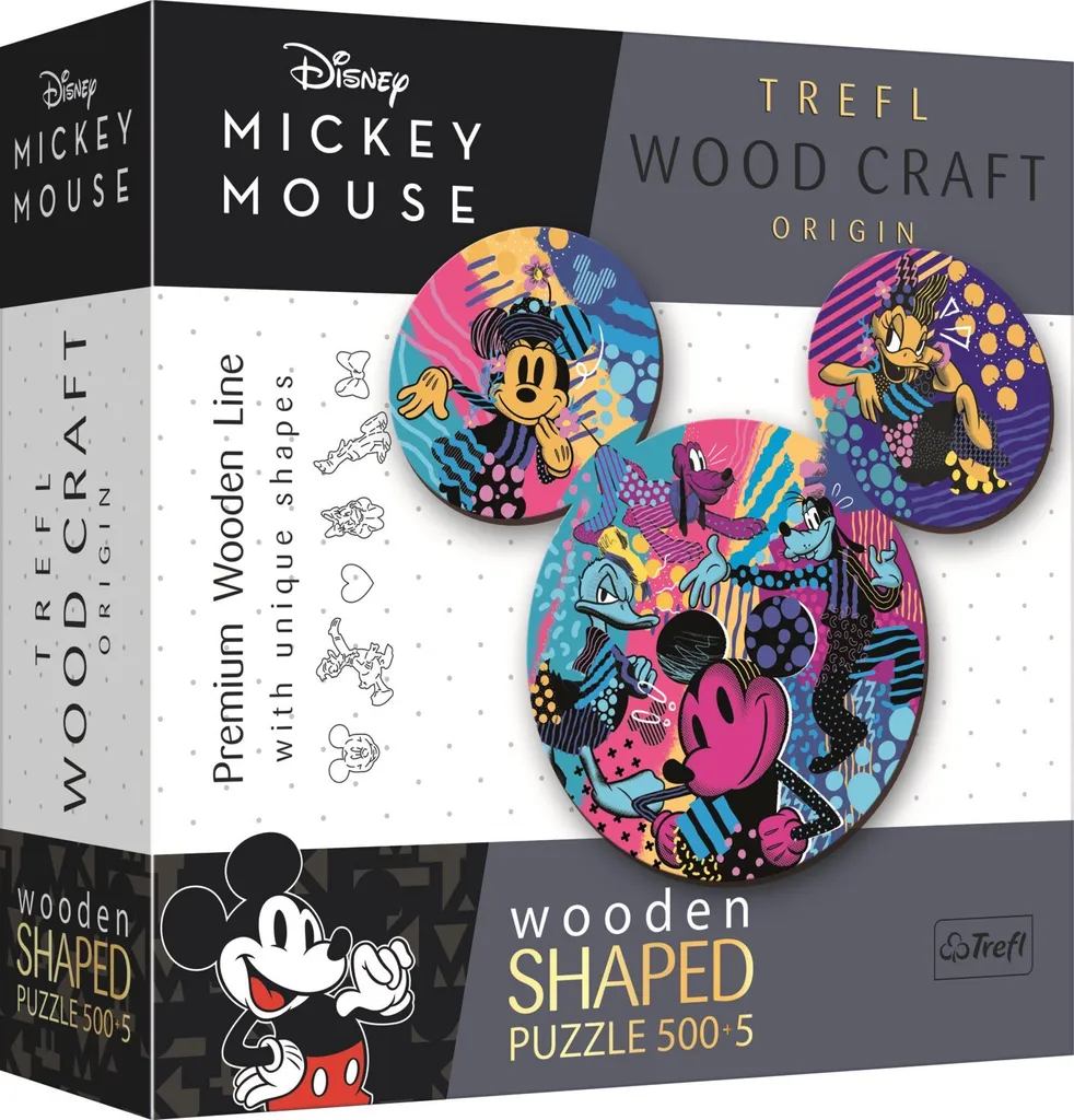 Casse-tête en bois Mickey Mouse - Activité détente et Déco Disney DIY
