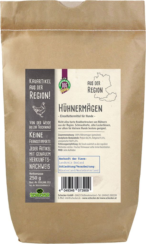 500g Schecker Hühnermägen - aus der Region - nicht allzu Produktbild 