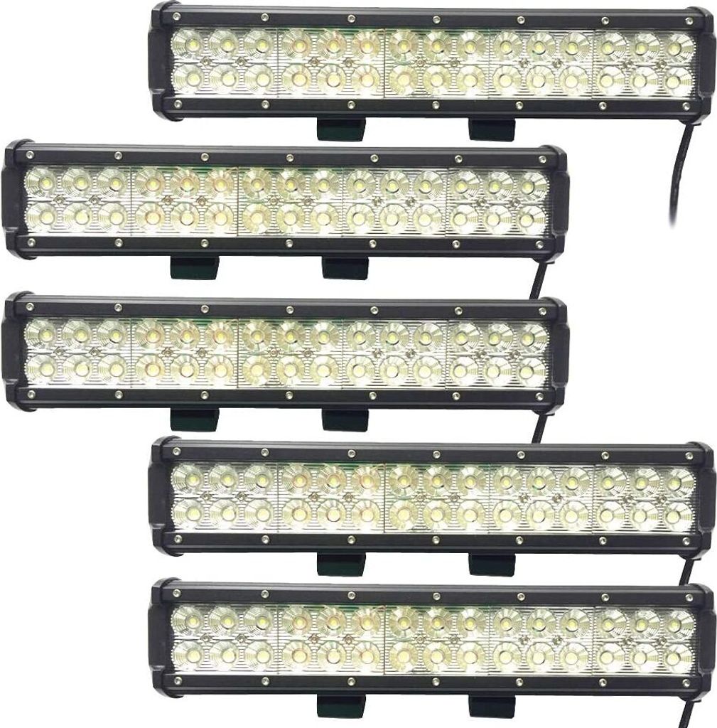 Greenmigo 5X 90W LED Arbeitsscheinwerfer IP67 Flutlicht Reflektor Work Light Bar Offroad Traktor Scheinwerfer Arbeitslicht Arbeitslampe 12V 24V