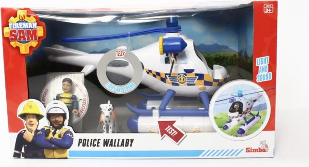 Helikopter policyjny Strażak Sam z figurkami i akcesoriami Obrázok produktu 