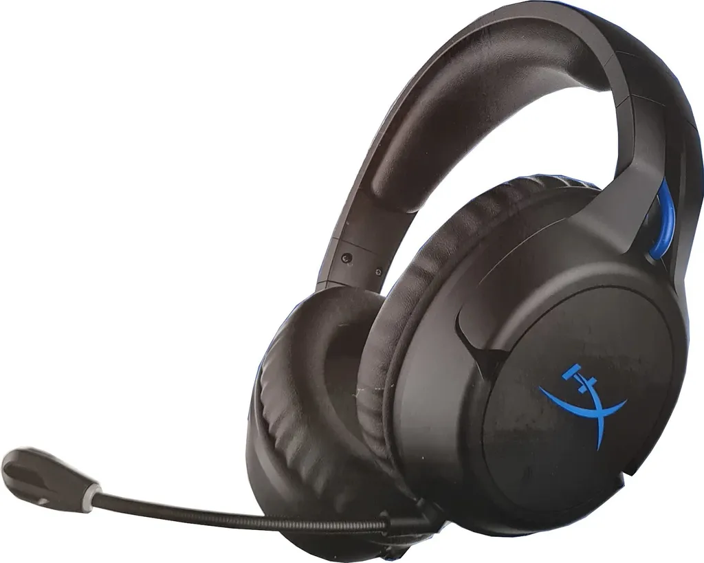 HyperX Cloud Flight Casque de jeu sans fil Noir et Bleu pour PS5 et PS4