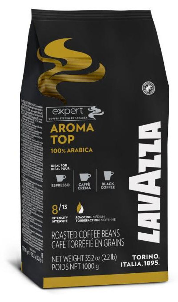 Lavazza Aroma Top, 1 kg, Americano, Cappuccino, Kawa, Zdjęcie produktu 