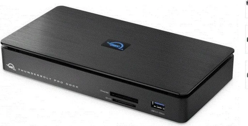 Station d'accueil OWC Thunderbolt Pro Dock pour Professionnels de l'Image