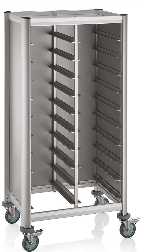 GN Tablettwagen 80 x 60 x 165 cm Produktbild 