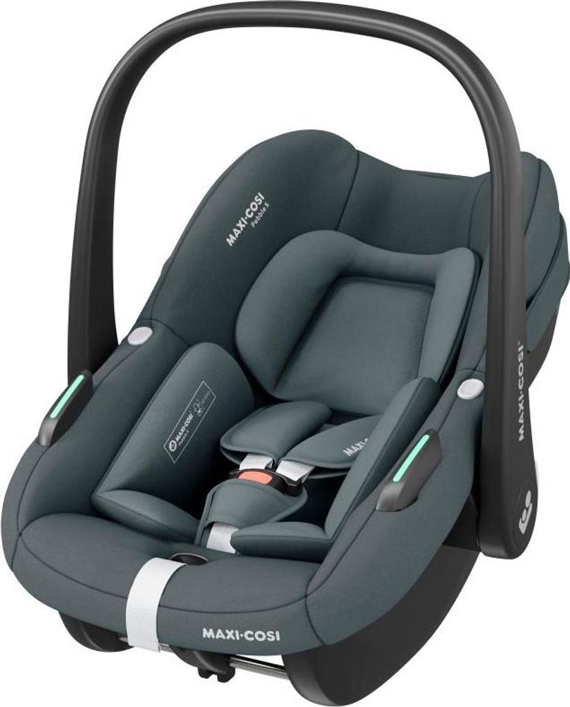 MaxiCosi Pebble i-Size, Babyschale, 0–15 Monate, 0–13 kg, 40–83 cm, leichter i-Size Kindersitz, Click&GoInstallation, GCELL, Tonal Graphite