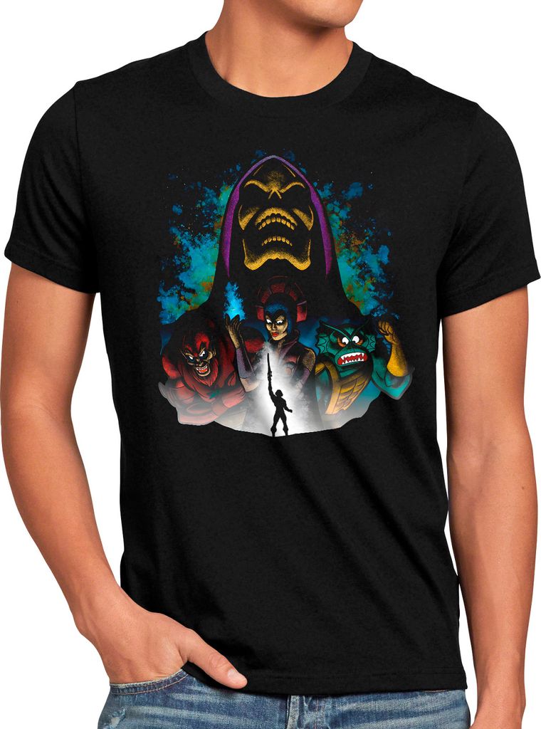 style3 Grayskull Villains Herren T-Shirt he master universe man anime