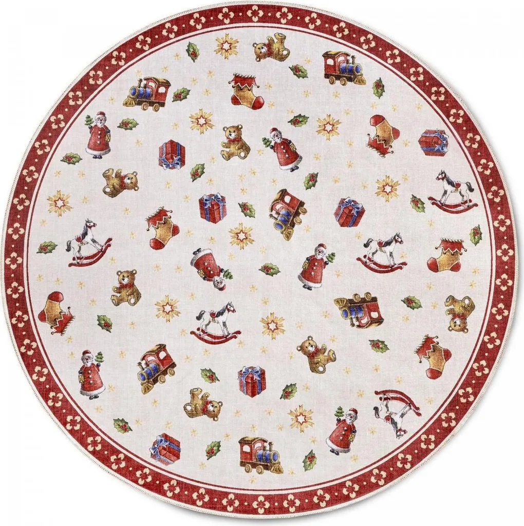 Tapis de Noël pour salon et chambre enfant : décoration kilim fine chic