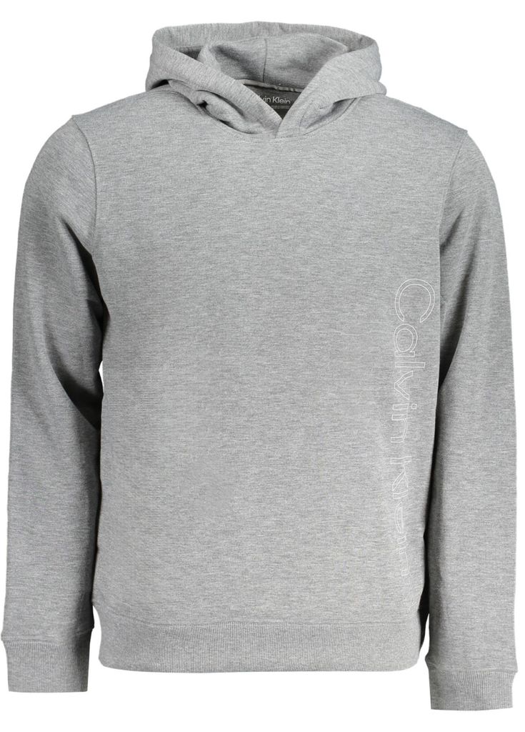 Graues Herren-Sweatshirt mit Kapuze aus recyceltem Produktbild 