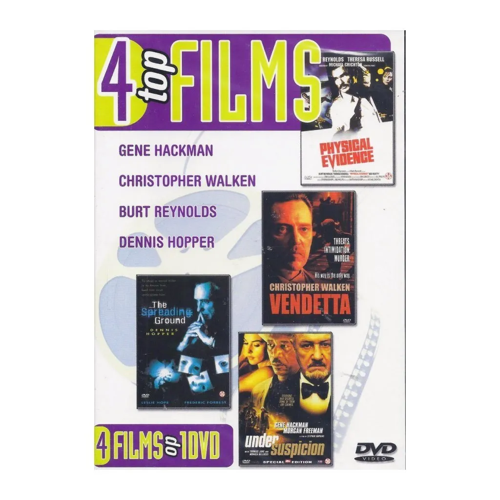DVD Collection 4 Film: Vendetta, Prove Fisiche, Sospetto, Spreadline Ground