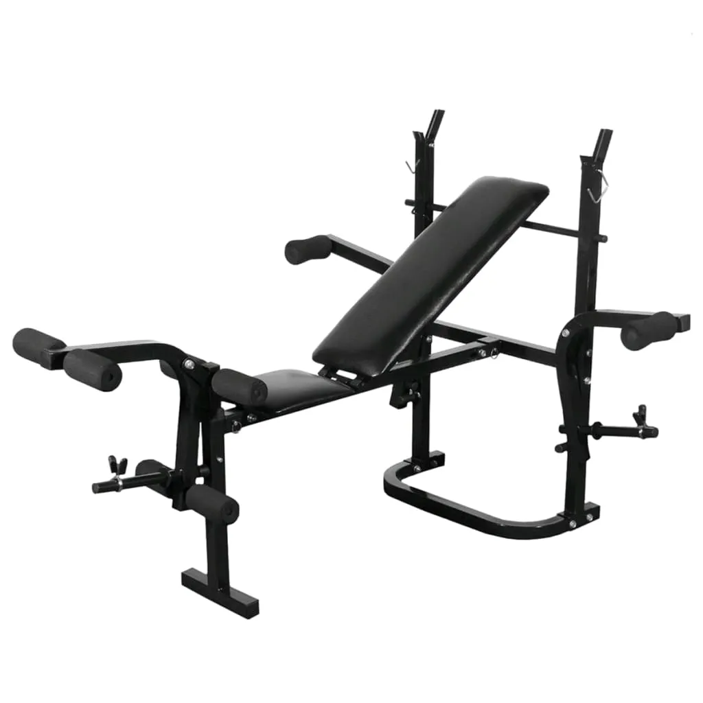Kit banc de musculation complet et set d'haltères pour la maison