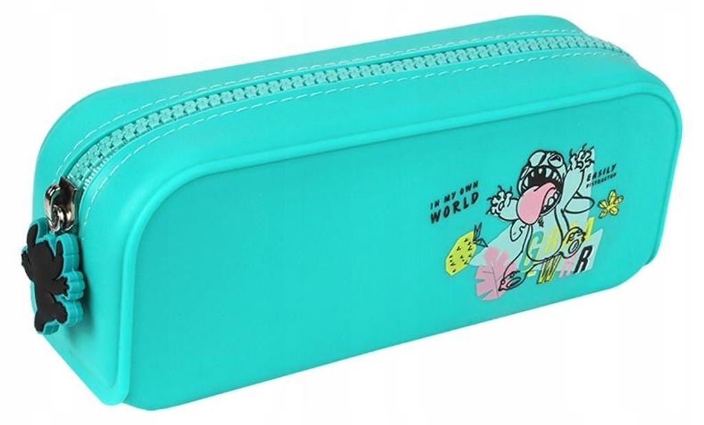 Coolpack Disney Schwarz Silikon Tasche Stiftet Stitch Mint