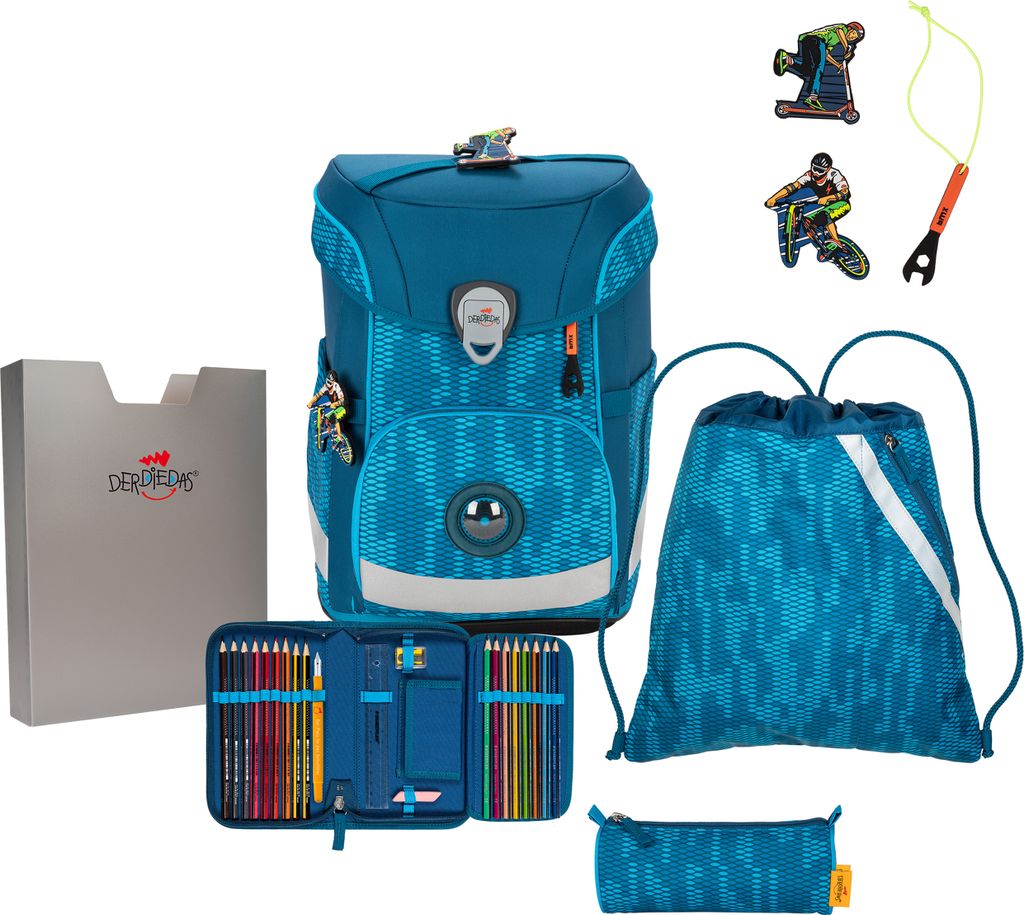DerDieDas ErgoFlex EASY Trendsport Schulranzen Set 5tlg. Produktbild 