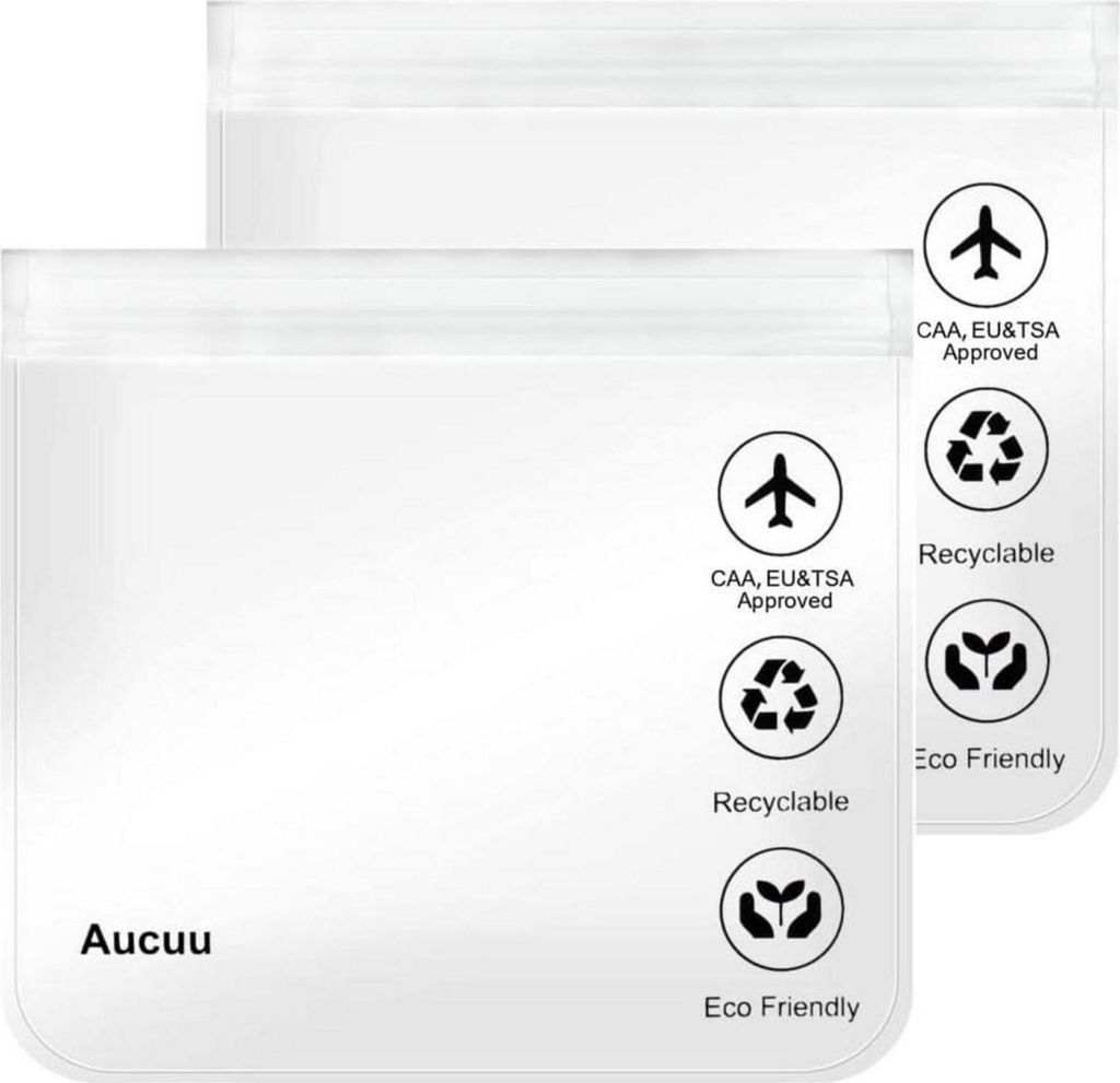 Przezroczysta kosmetyczka podróżna Aucuu 1L, szczelna i Zdjęcie produktu 