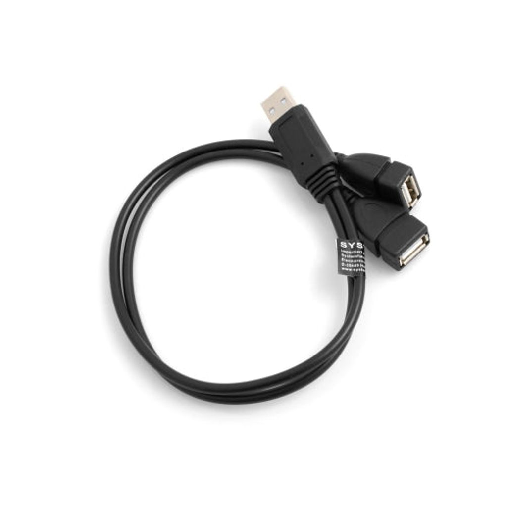 Adapter 5,5 / 2,5-mm-Buchse - Micro-USB-Stecker - mit einem 16-cm