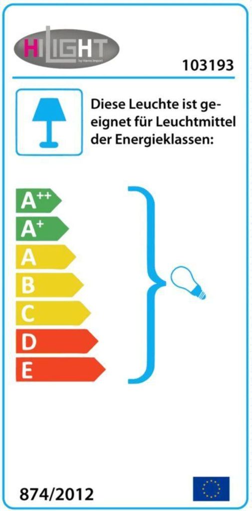 Hilight 103193 Außen-Wegeleuchte 'NORDERNEY' E27-Sockel