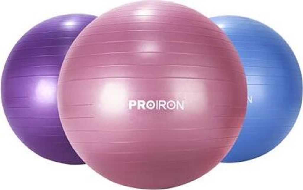 PROIRON Gymnastikball Ø55cm mit Pumpe Übung Yoga Balance Ball Pezziball Sitzball