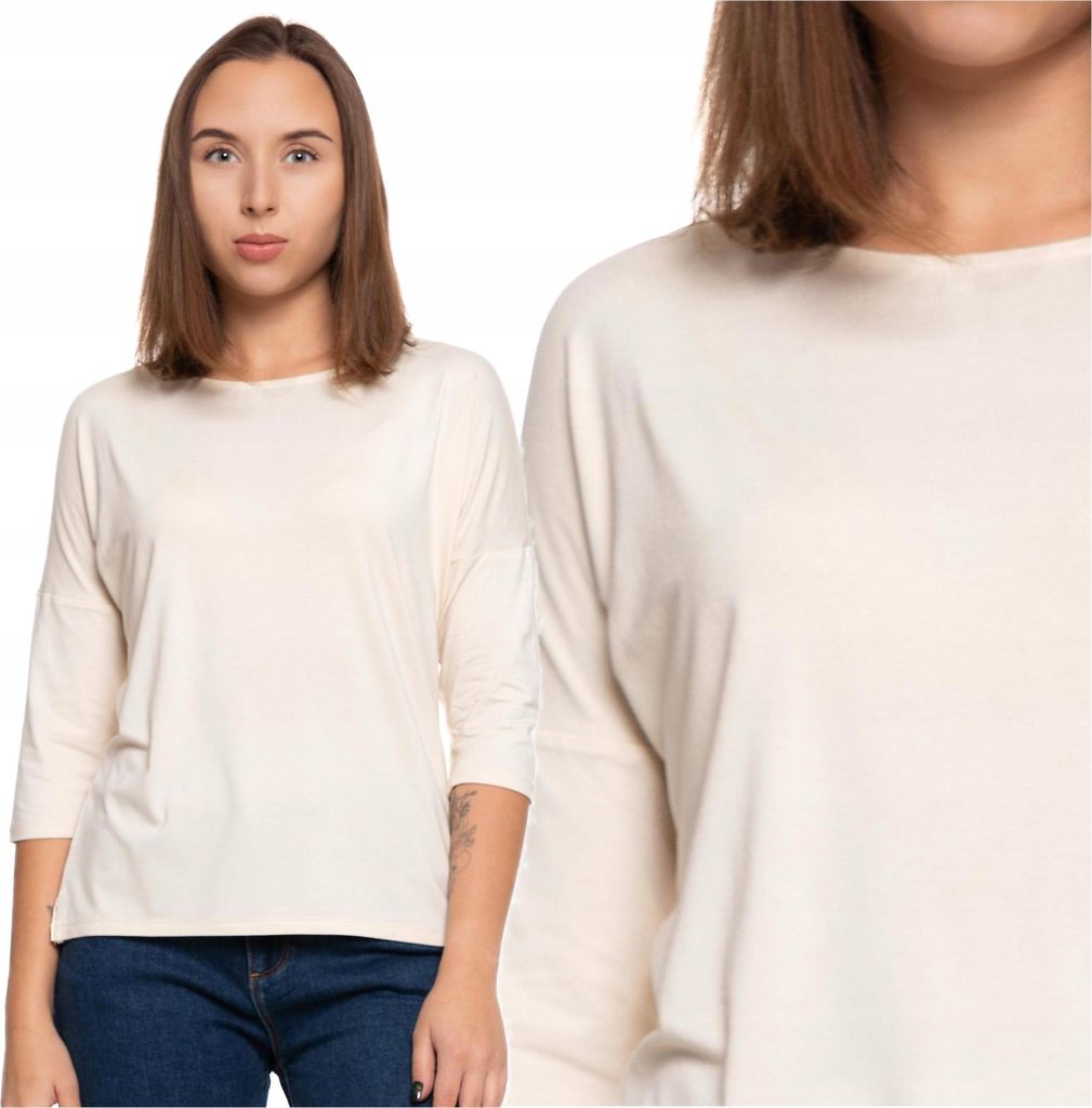 Moraj | Bluse Damen - 3/4 Ärmel - 3XL - Glatt - Viskose