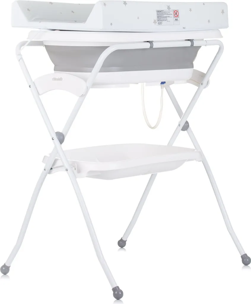 Plateau à langer ergonomique Fiore Grey avec matelas doux et support