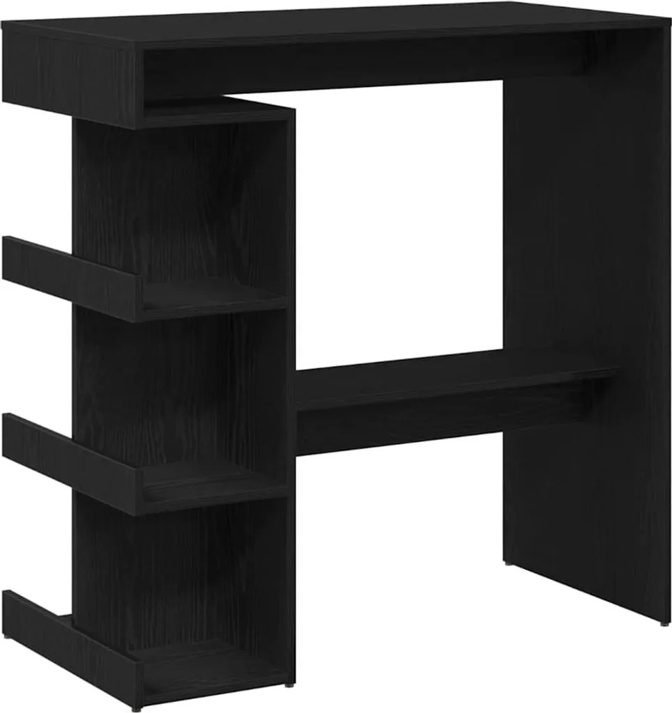 Miglior Tavolo Bar vidaXL Rovere Nero | 100x48x101.5 cm Moderno