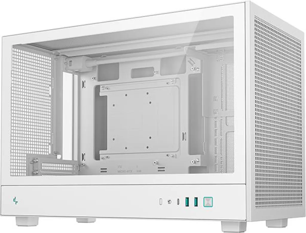 Boîtier Deepcool CH260 WH Blanc PC Micro-ATX compact performant
