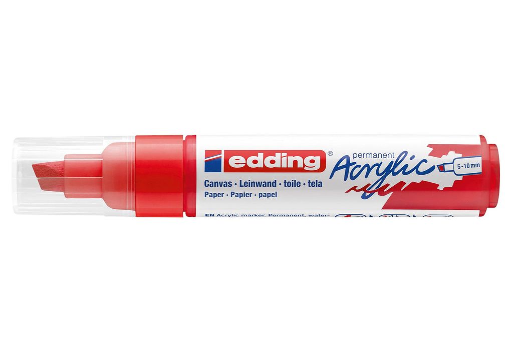 edding 4-5000902 edding 5000 Acrylstift rot 5,0 -10,0 mm, 1 Immagine del prodotto 