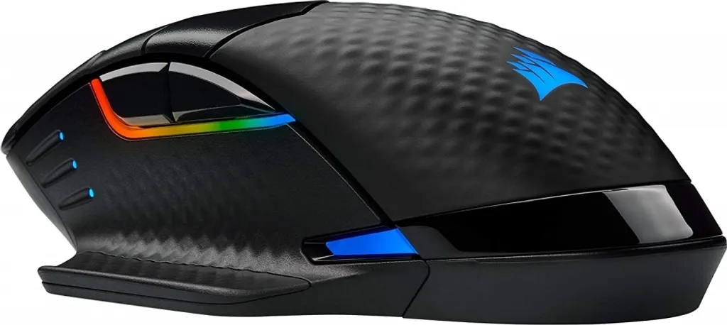 Corsair Dark Core RGB Pro Souris Gamer Sans Fil avec Technologie SLIPSTREAM