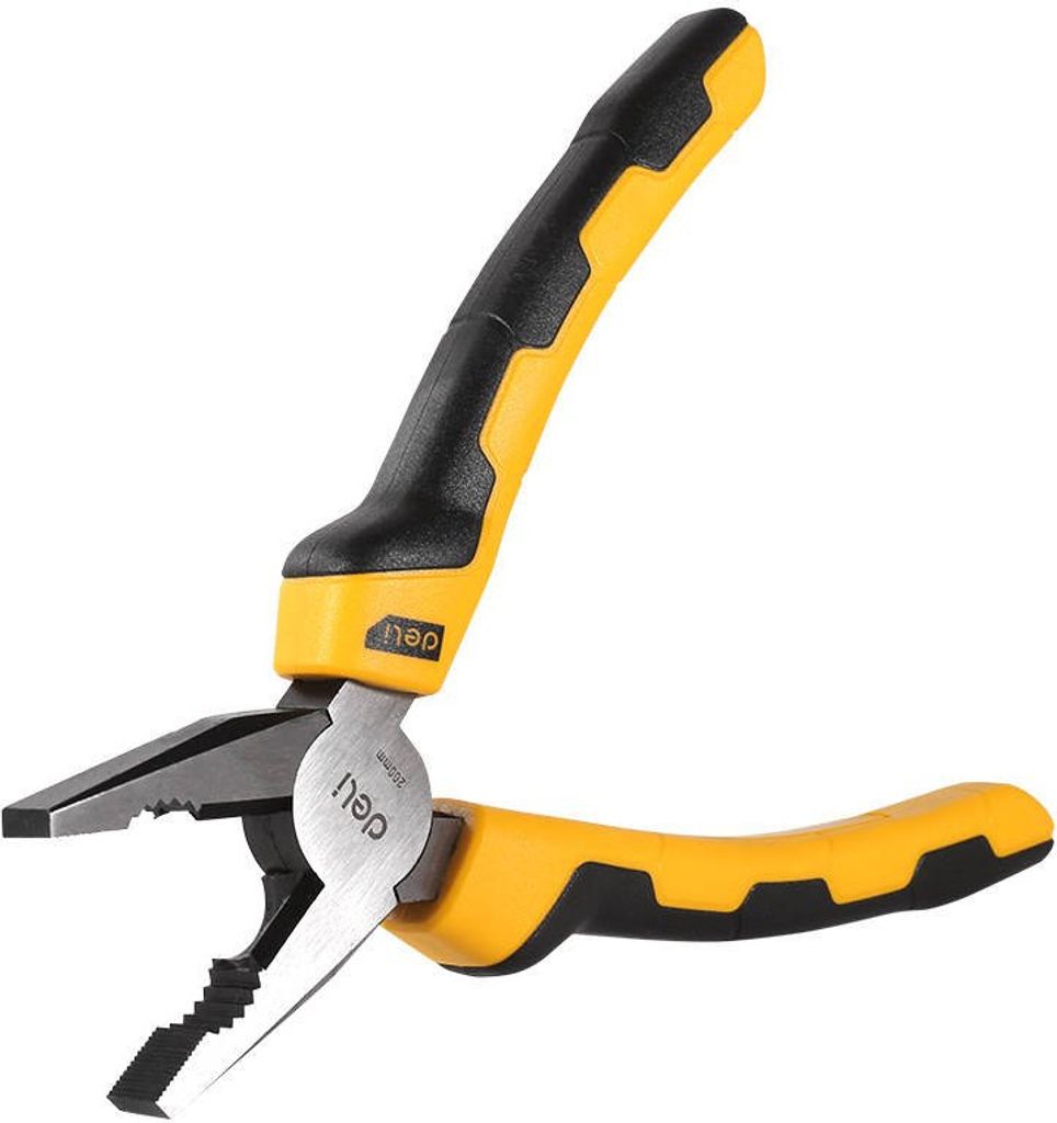 Deli Tools EDL2008, Prüfzange, Kohlenstoffstahl, Schwarz, Produktbild 