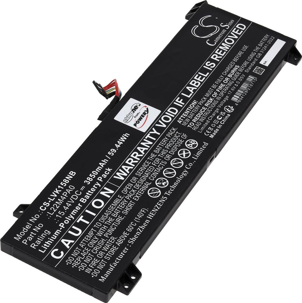 Akku für Lenovo LOQ 15IRH8 82XV00EXSP Laptop