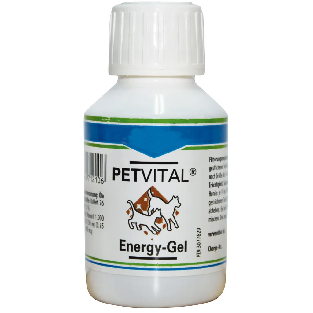 Canina PETVITAL Energy-Gel 100ml: Supporto Convalescenza Cani e Gatti