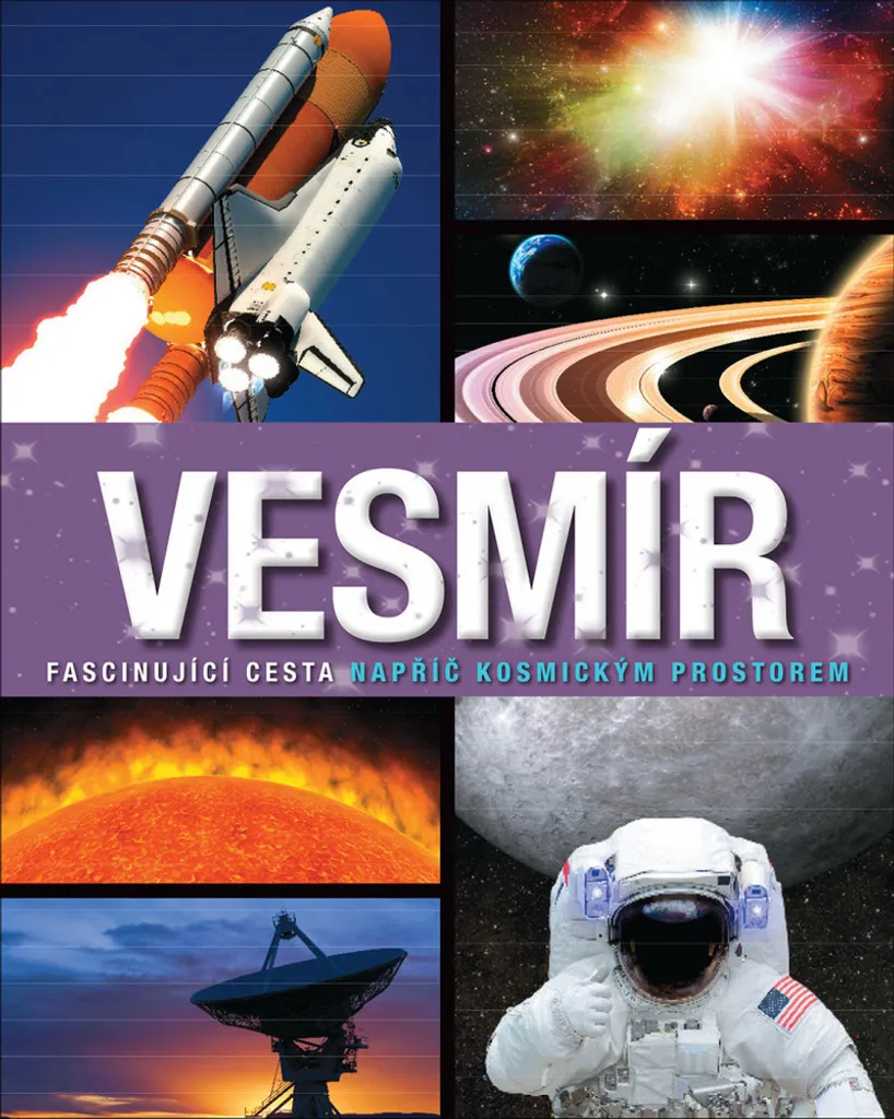 Livre Astronomie Vesmír Idéal pour Apprendre l'Espace en Famille Soir