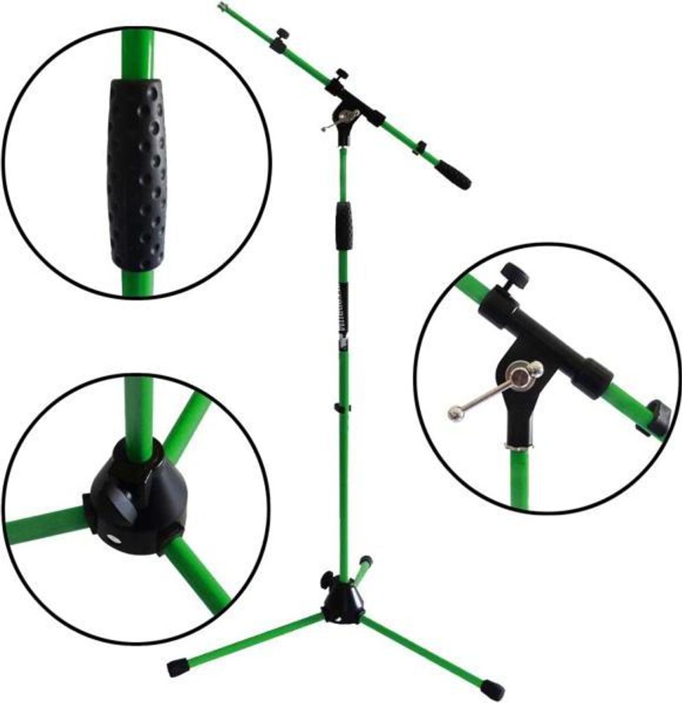 keepdrum MS106 GR Grün Mikrofonständer