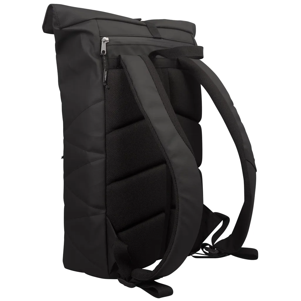 Sac à Dos Rolltop 16L avec Compartiment PC : Noir Résistant et Léger - 4