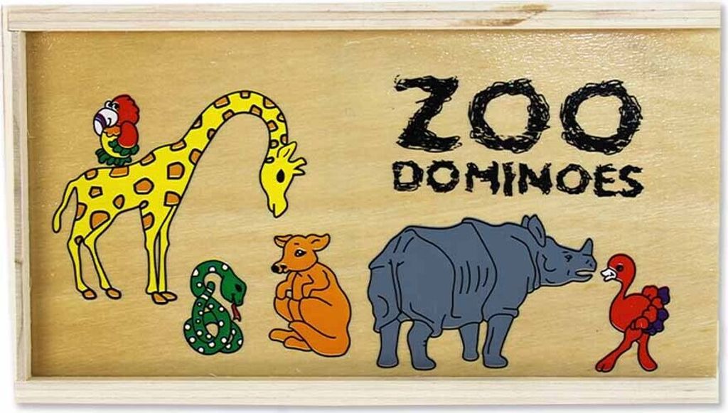 Drewniana układanka ze zwierzętami – 28 elementów Zdjęcie produktu 
