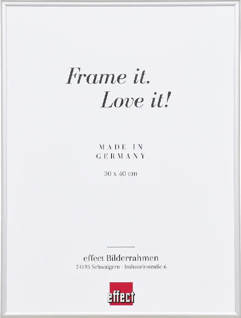 Cornice A5 Alluminio Argento Effect Serie 1 | Arredo Ufficio e Casa Moderno