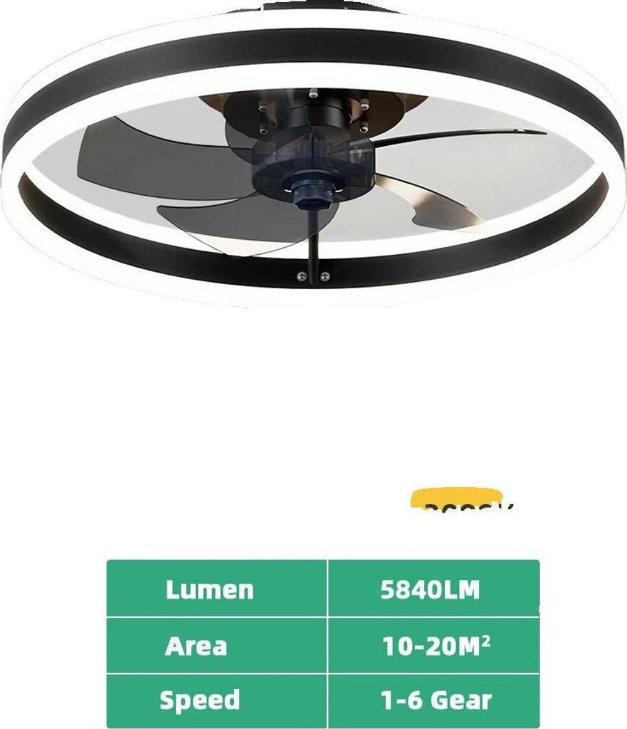Lampa do wentylatora sufitowego, zdalne sterowanie, Zdjęcie produktu 