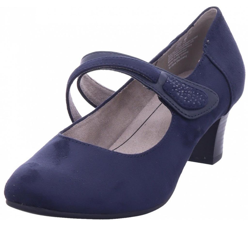 Jana Pumps, Absatz bis 65 mm in blau, Gr. 41 Produktbild 