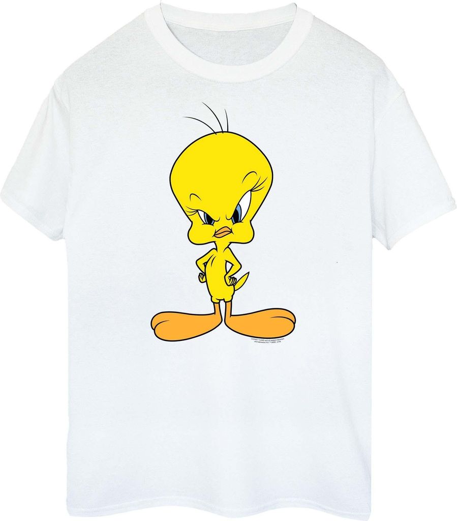 Looney Tunes - "Angry" T-Shirt für Herren BI669 (XL) (Weiß)