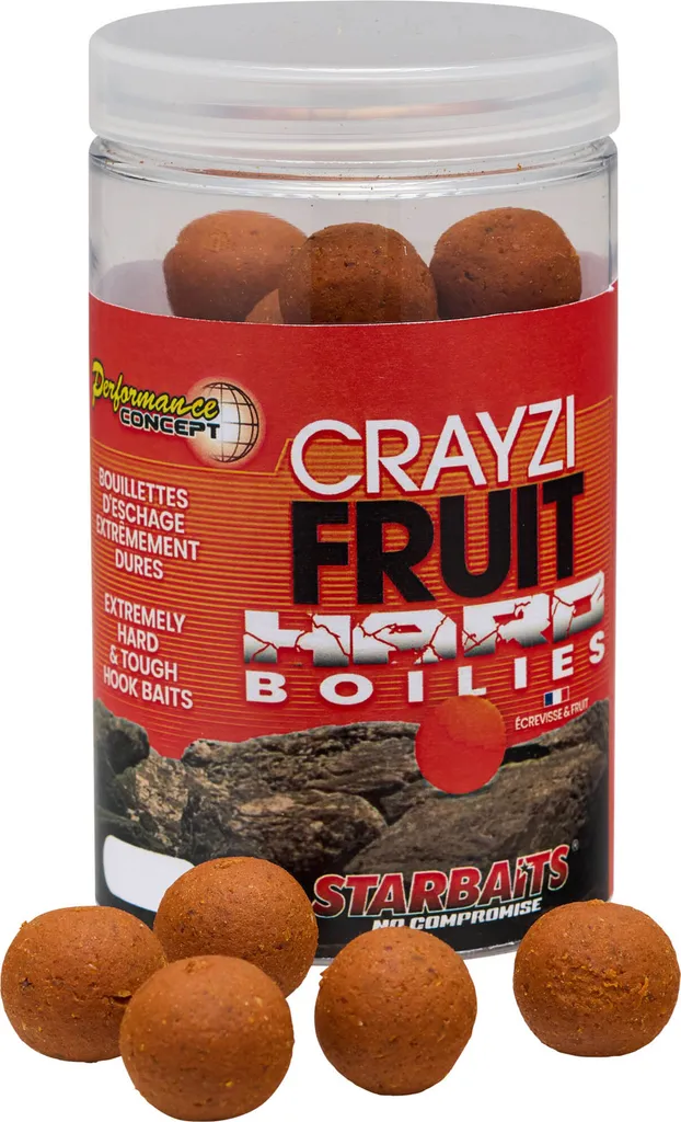 Starbaits Hard Boilies Crayzi Fruit 20mm 200g - Bouillettes Appâts Carpe