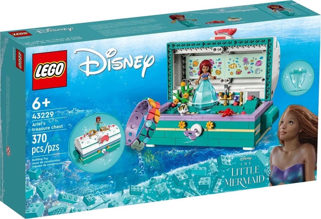 LEGO 43229 Disney Princess Arielles Schatztruhe, die kleine Produktbild 
