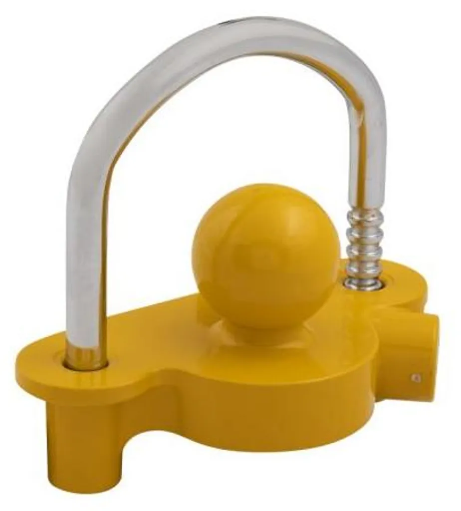 Serrure d'attelage pour caravane et remorque avec boule de sécurité