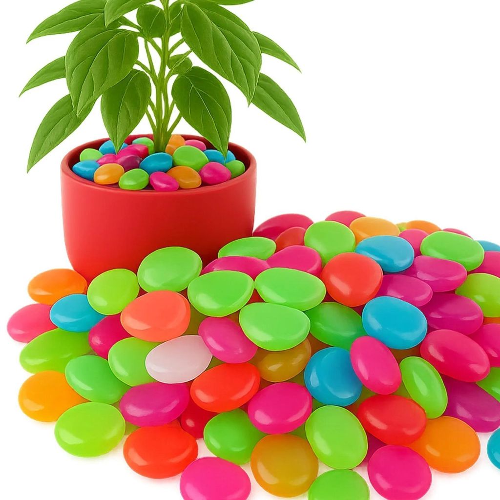 Kamienie świecące fluorescencyjne kamyki kamyczki 100 szt Zdjęcie produktu 