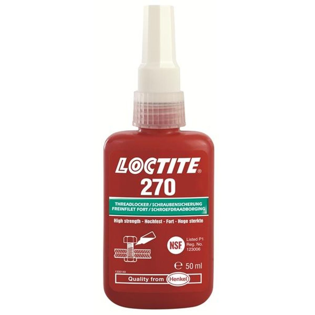 Zaisťovač závitov 270 50 ml hf.nv.green NSF P1 fľaša Obrázok produktu 