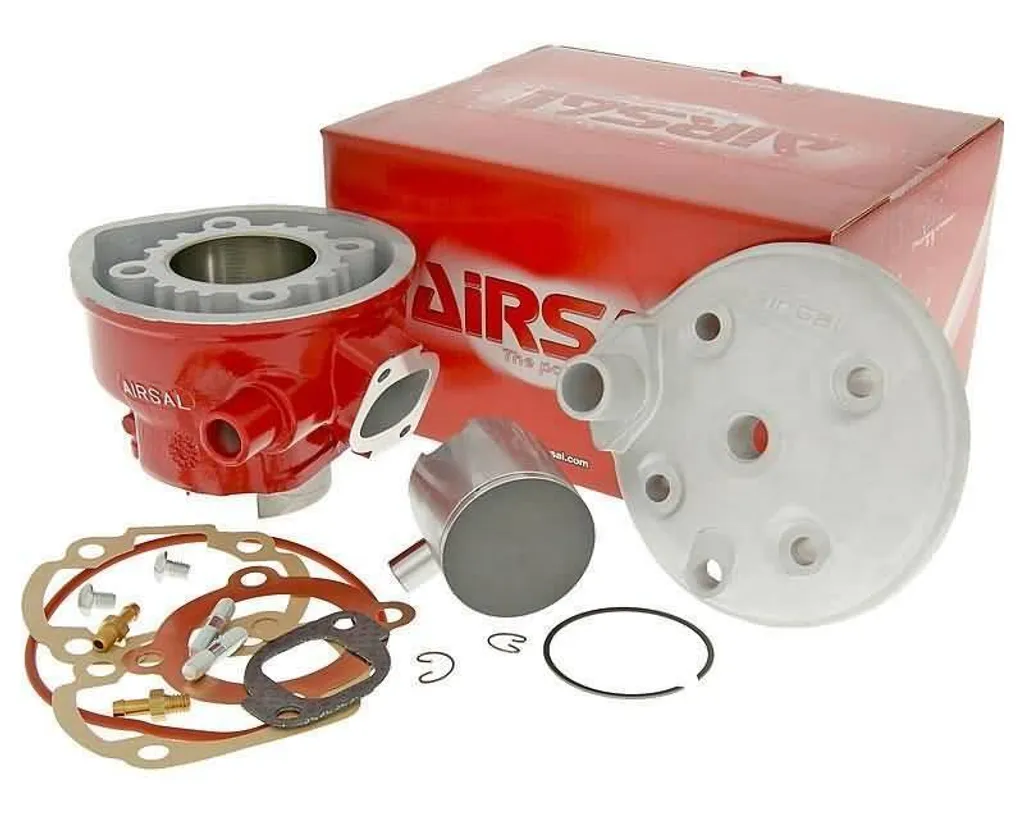 Haut Moteur Airsal Xtrem 70cc 47,6mm pour Scooter Minarelli Horizontal LC