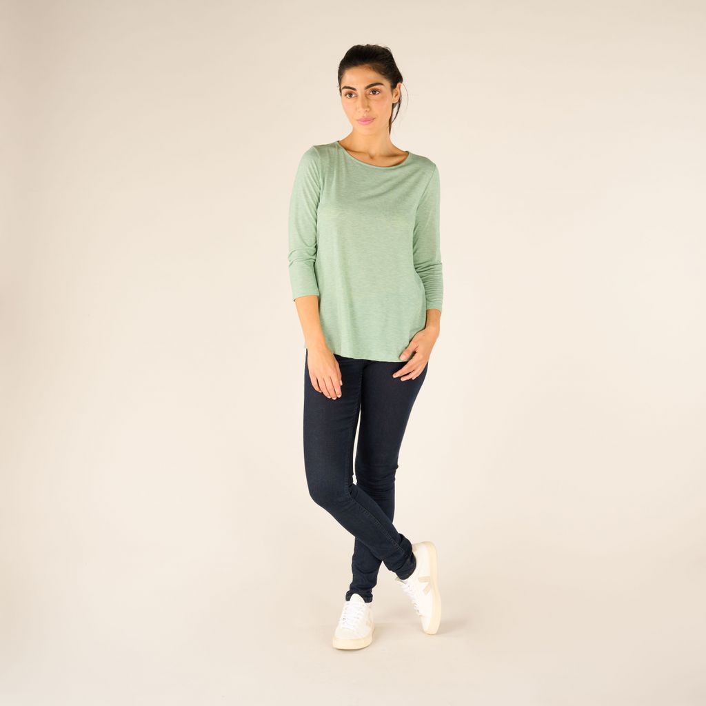 Sherpa Damen Asha 3/4 Top Thyme M