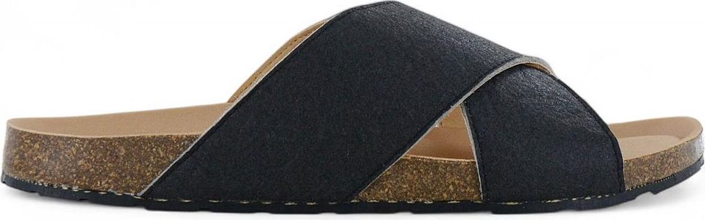 NAE Vegan Shoes TUPAI - Herren klassische Sandalen Schwarz - Hergestellt in Spanien , EU 41