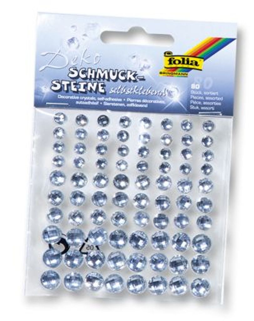 Folia Happy Kidz Schmucksteine selbstkl. Farbe: farblos Produktbild 