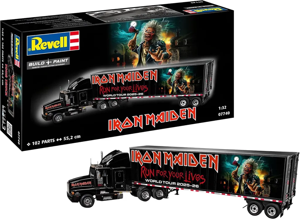Modèle Camion Iron Maiden 50th Anniversary Revell 1:32 - Kit Collector