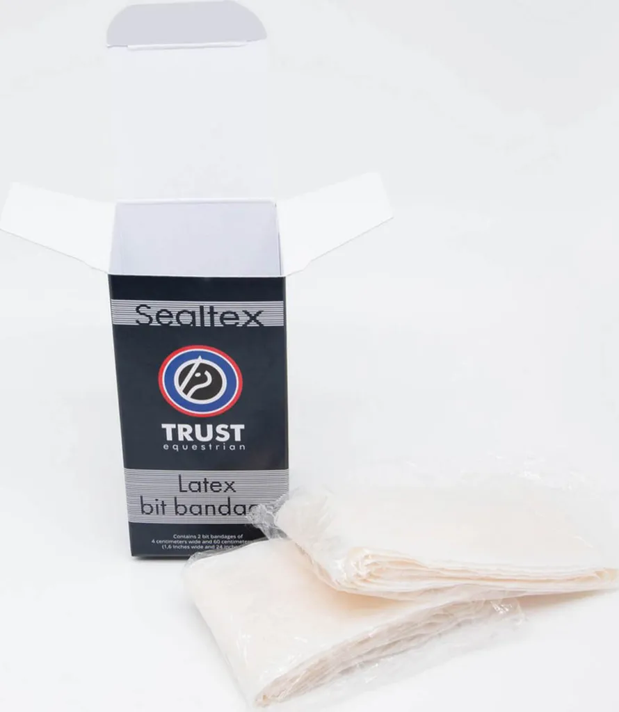 Bandage de Mors Sealtex Latex pour Adoucir le Contact du Cheval