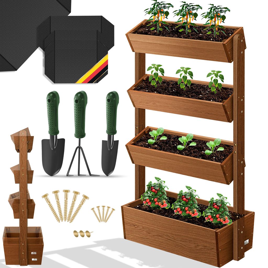 KESSER® Hochbeet mit Etagen Premium Blumenkasten Produktbild 