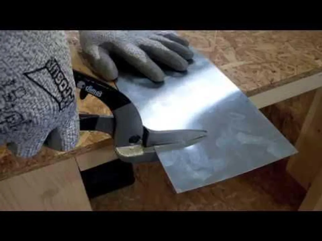 Cisaille de couvreur type pélican 300mm pour coupe droite et gaucher - 3
